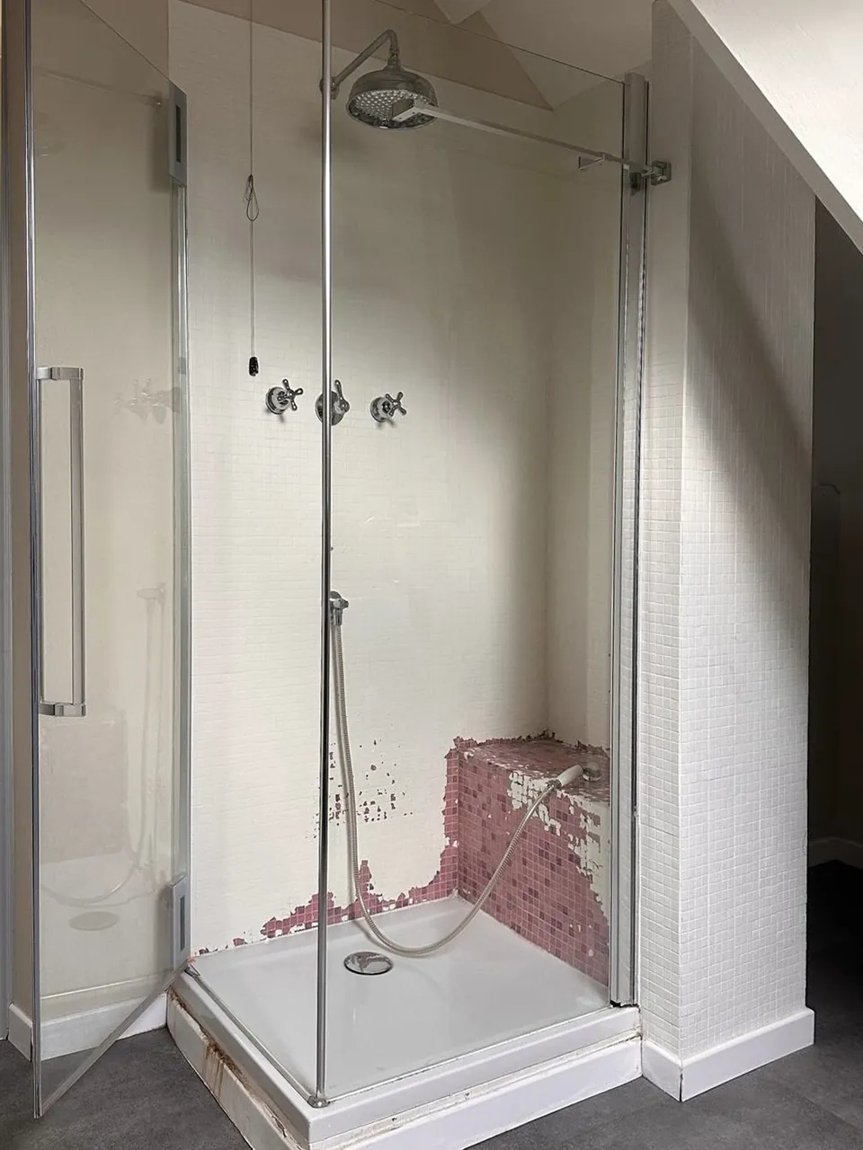 Rénovation d'une salle de bain d'enfant à Annecy, avant travaux