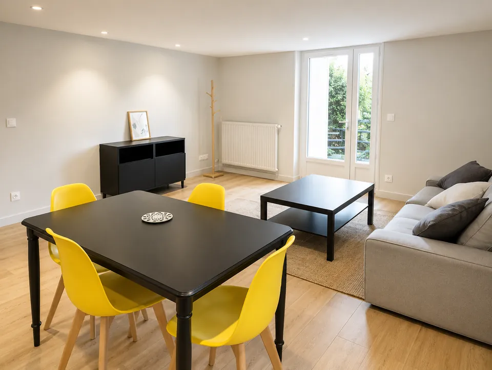 Transformation d'un sous-sol en studio locatif à Annecy-le-Vieux, après travaux